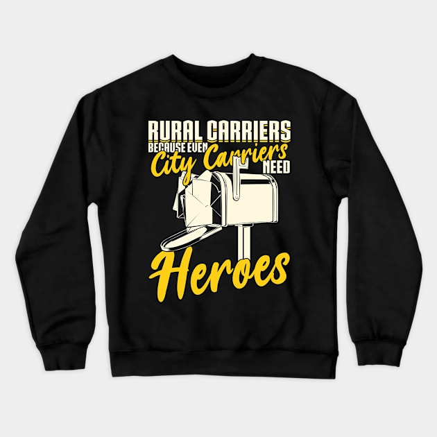 Funny Rural Letter Carrier Gift Crewneck Sweatshirt by Dolde08